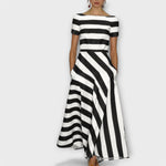 Margarete | vestito lungo a righe — 2