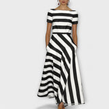 Margarete | vestito lungo a righe — 2