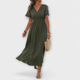 Selma | Elegante abito boho con scollo a V e maniche lunghe — 4
