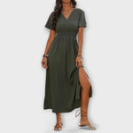 Selma | Elegante abito boho con scollo a V e maniche lunghe — 5