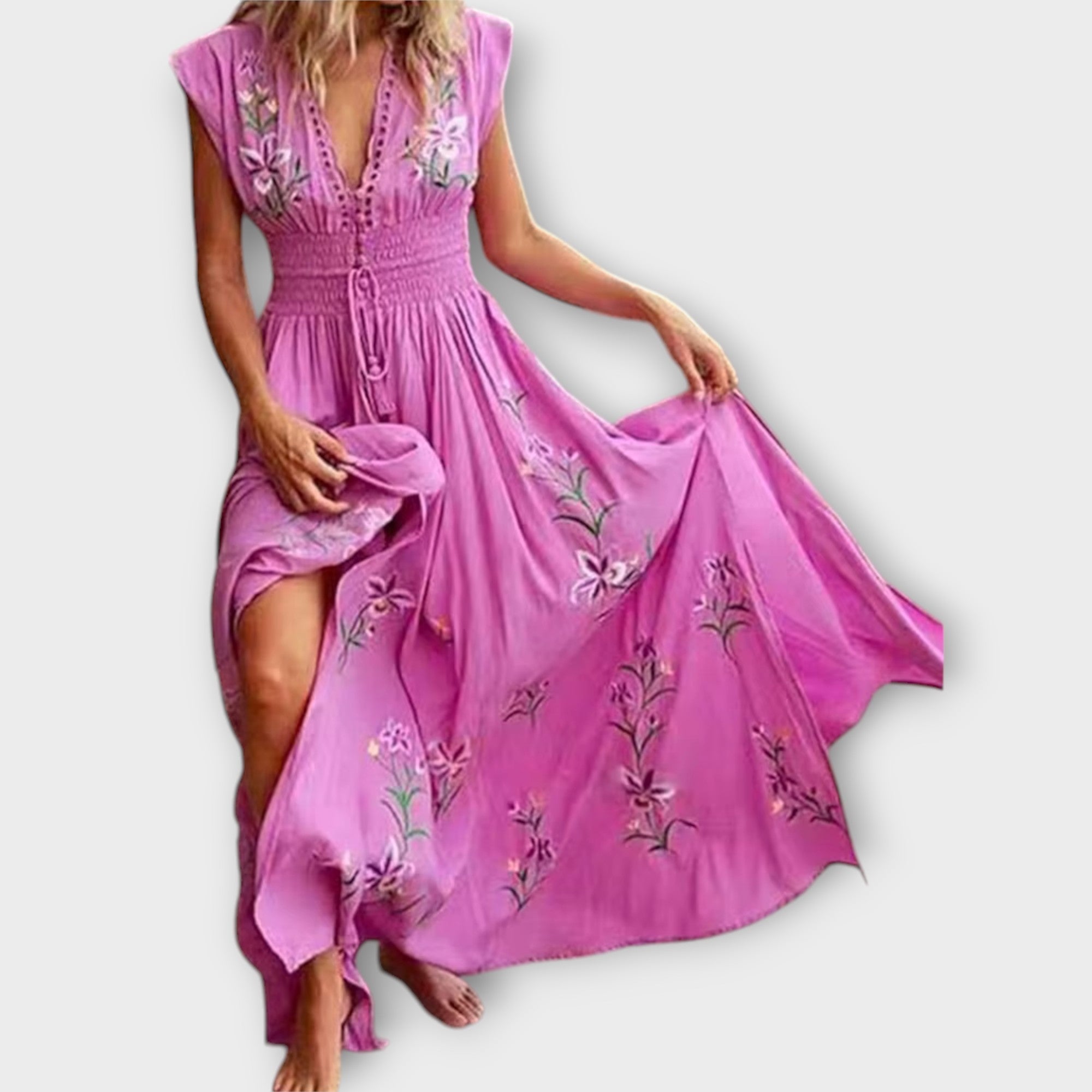 Esther | Abito boho con ricami magici — 1