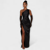 Elise | Abito maxi monospalla — 2