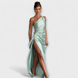 Elise | Abito maxi monospalla — 9