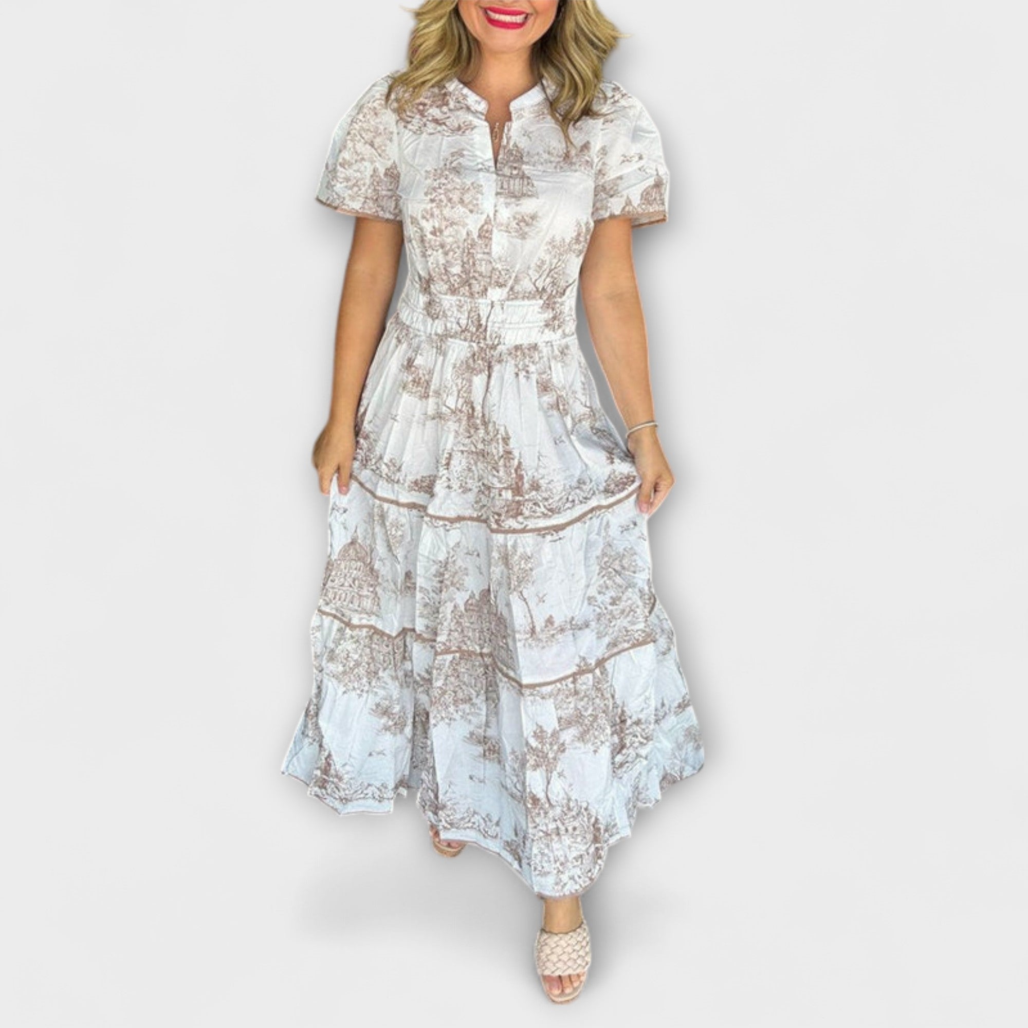 Marlene | Abito maxi in toile senza tempo — 2