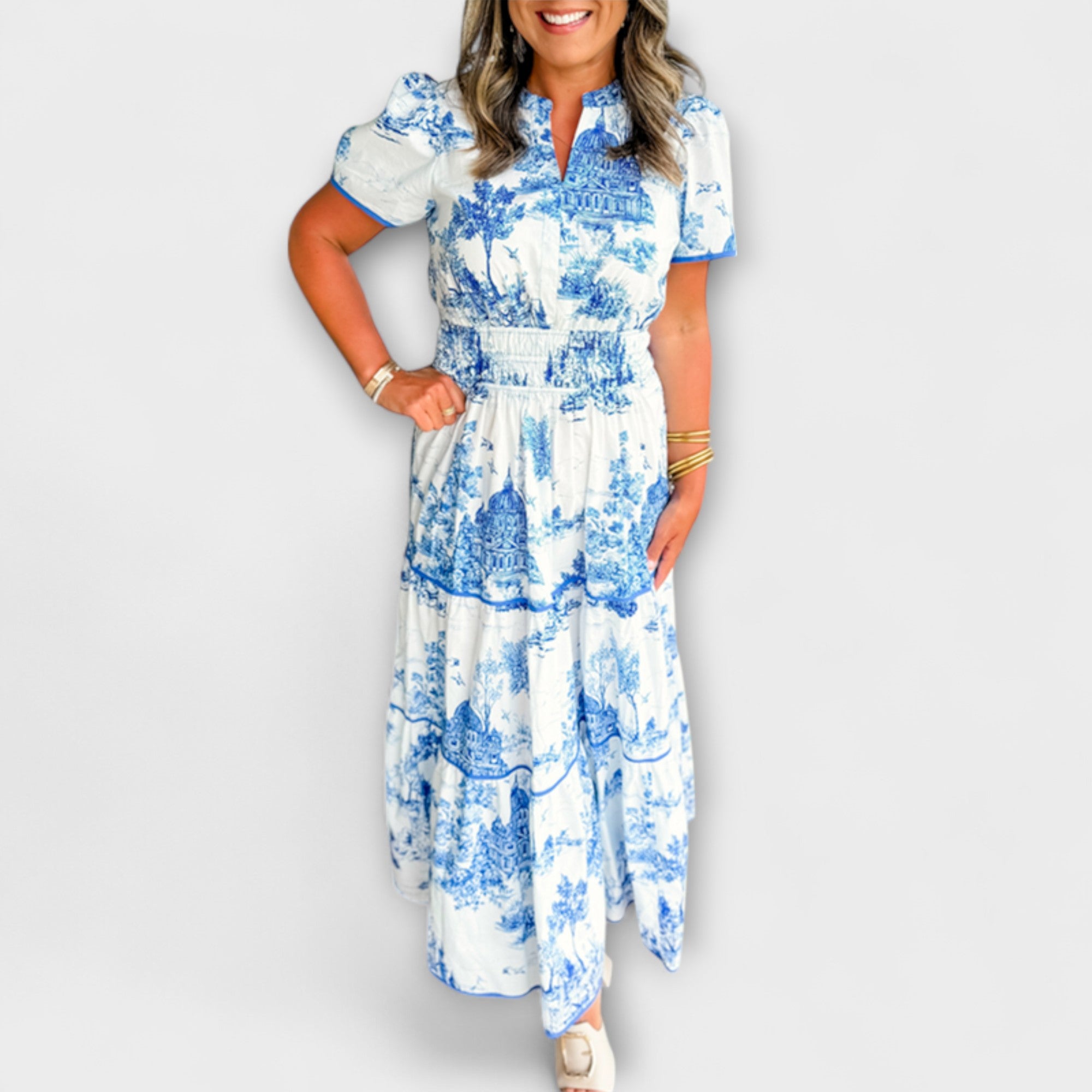 Marlene | Abito maxi in toile senza tempo — 3