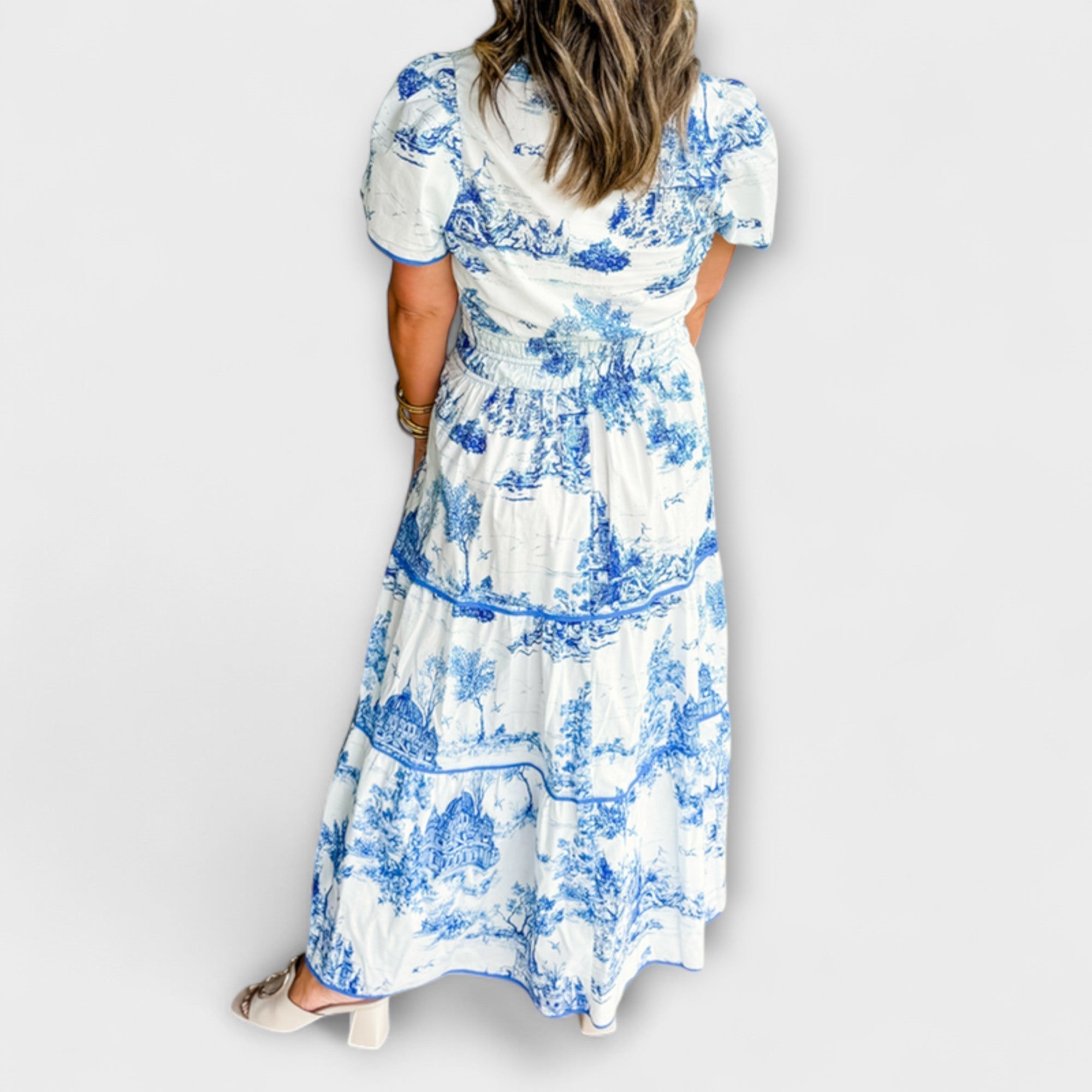 Marlene | Abito maxi in toile senza tempo — 4