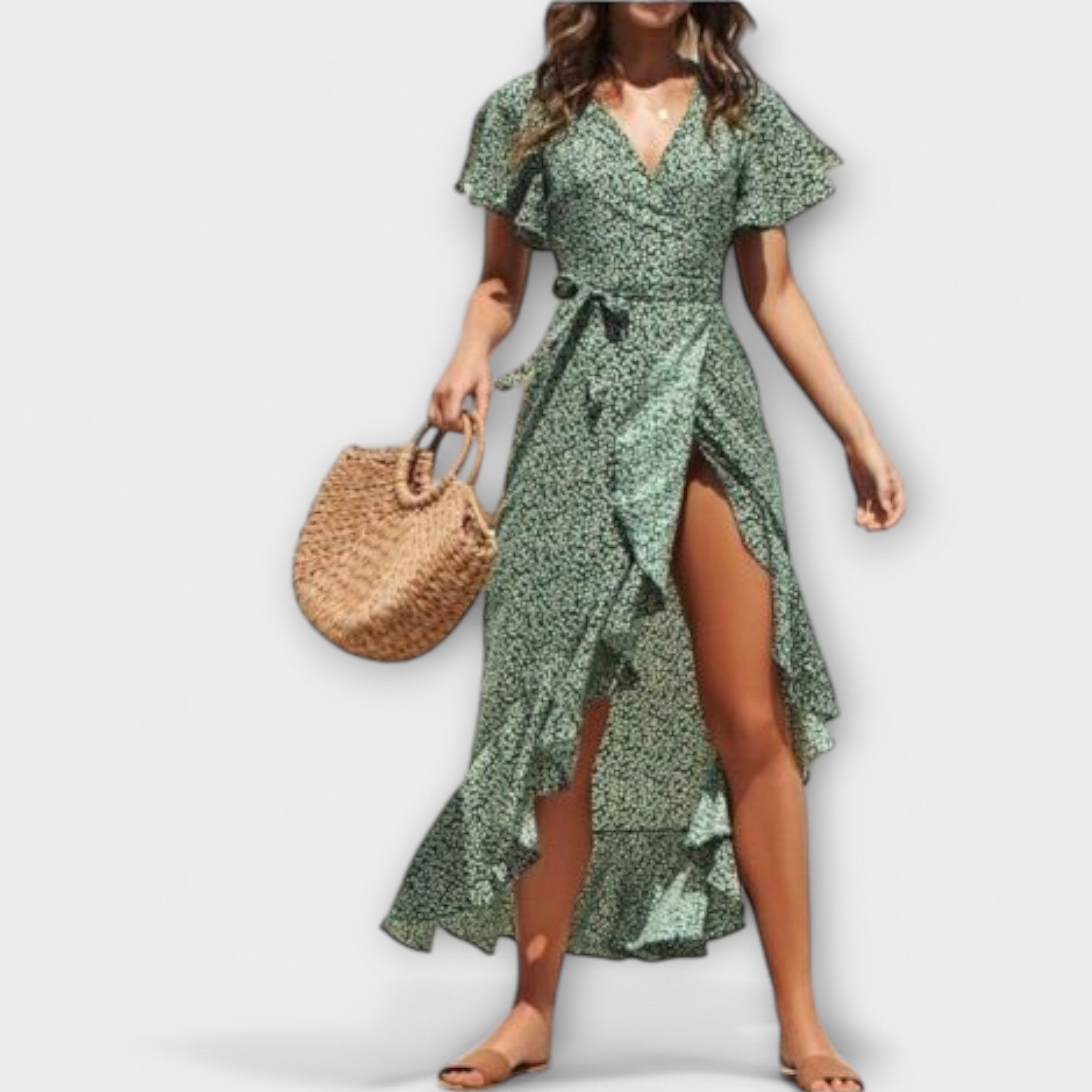 Evelyn | Abito maxi boho — 2