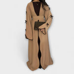 Marina | Elegante duo cardigan e abito con decorazione a fiocco — 1
