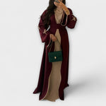 Marina | Elegante duo cardigan e abito con decorazione a fiocco — 5