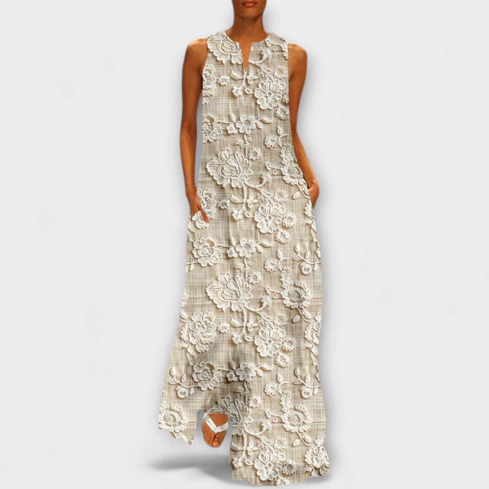 Josephine | Abito con motivo pizzo — 1