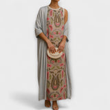 Clara | Abito lungo elegante con stola abbinata — 3