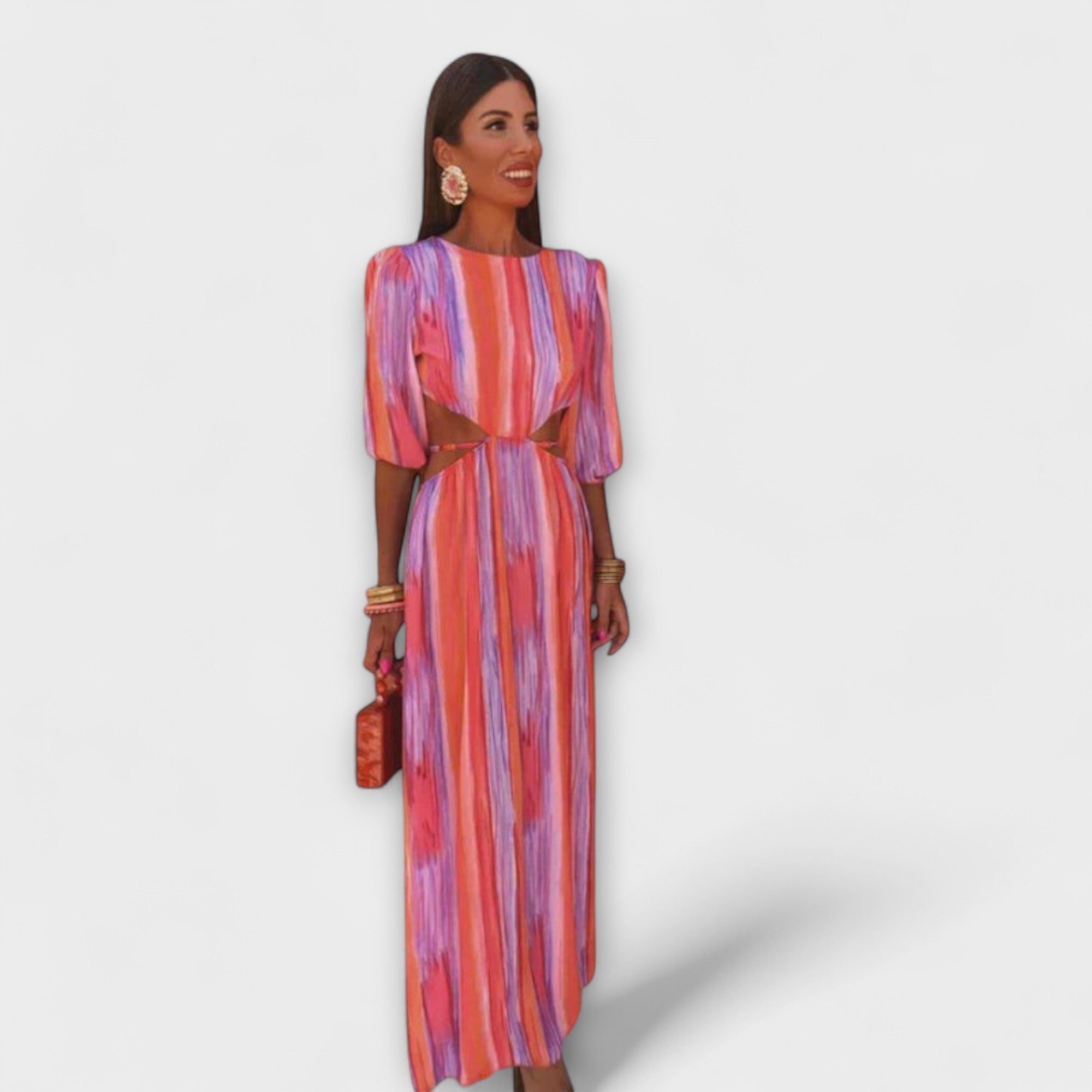 Dilara | Abito elegante con dettagli cut-out — 1