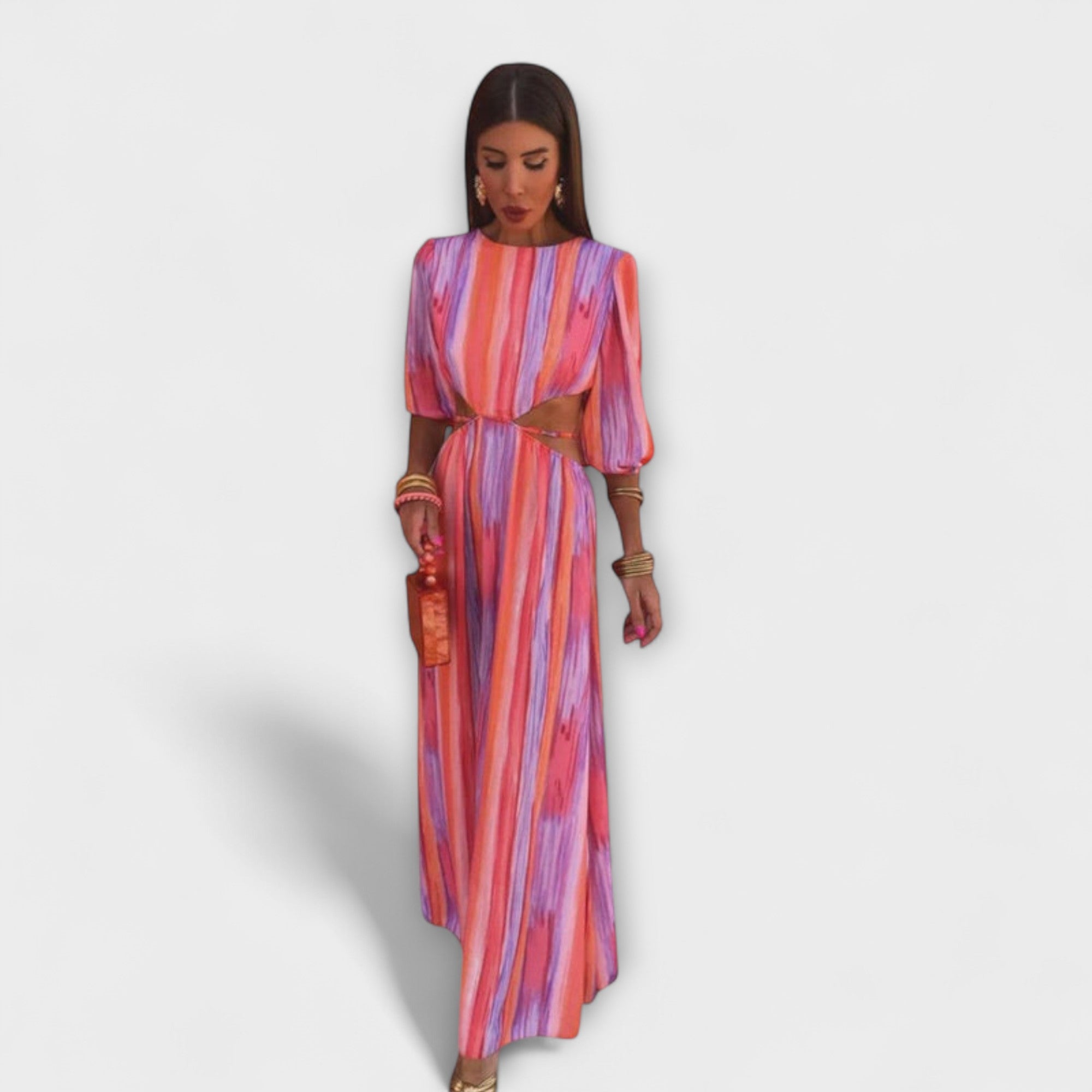 Dilara | Abito elegante con dettagli cut-out — 2