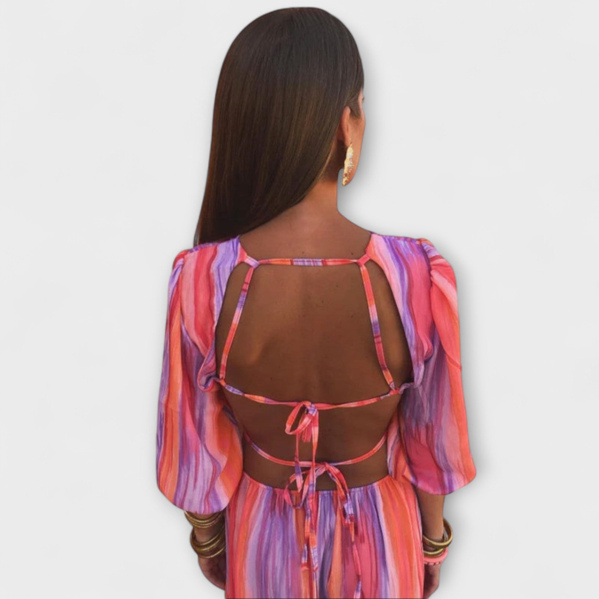 Dilara | Abito elegante con dettagli cut-out — 4