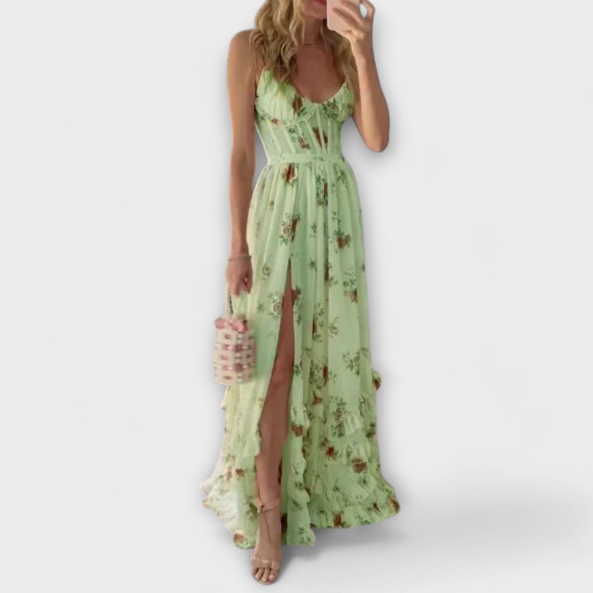 Martina | Abito con motivo floreale — 3