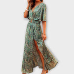 Elisabeth | Elegante maxi abito avvolgente dal design fluido — 1