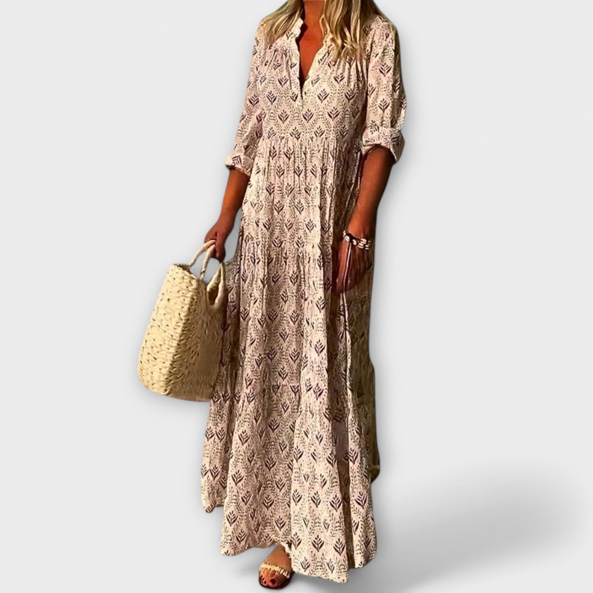 Simone | Maxi vestito primaverile elegante e comodo — 1