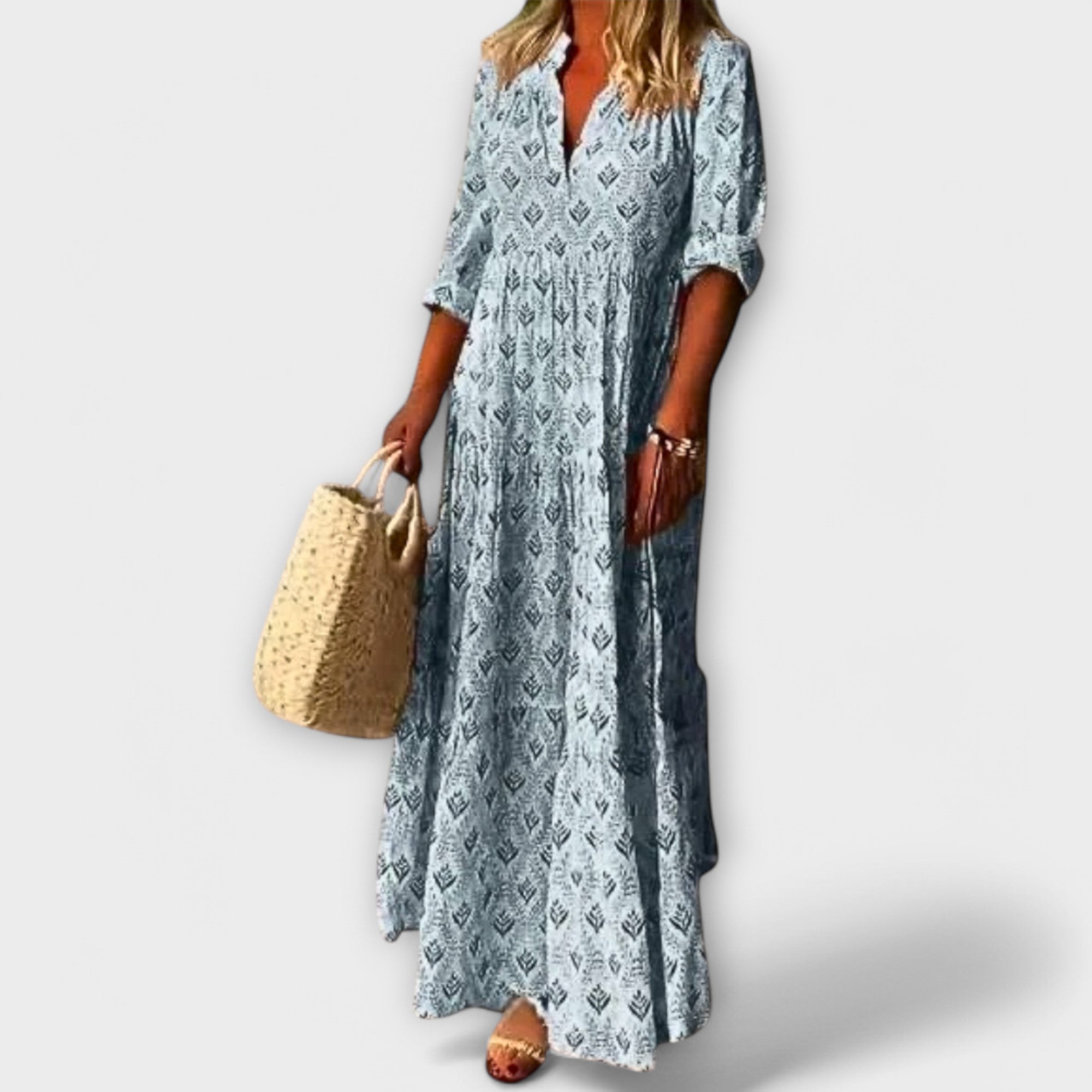Simone | Maxi vestito primaverile elegante e comodo — 2