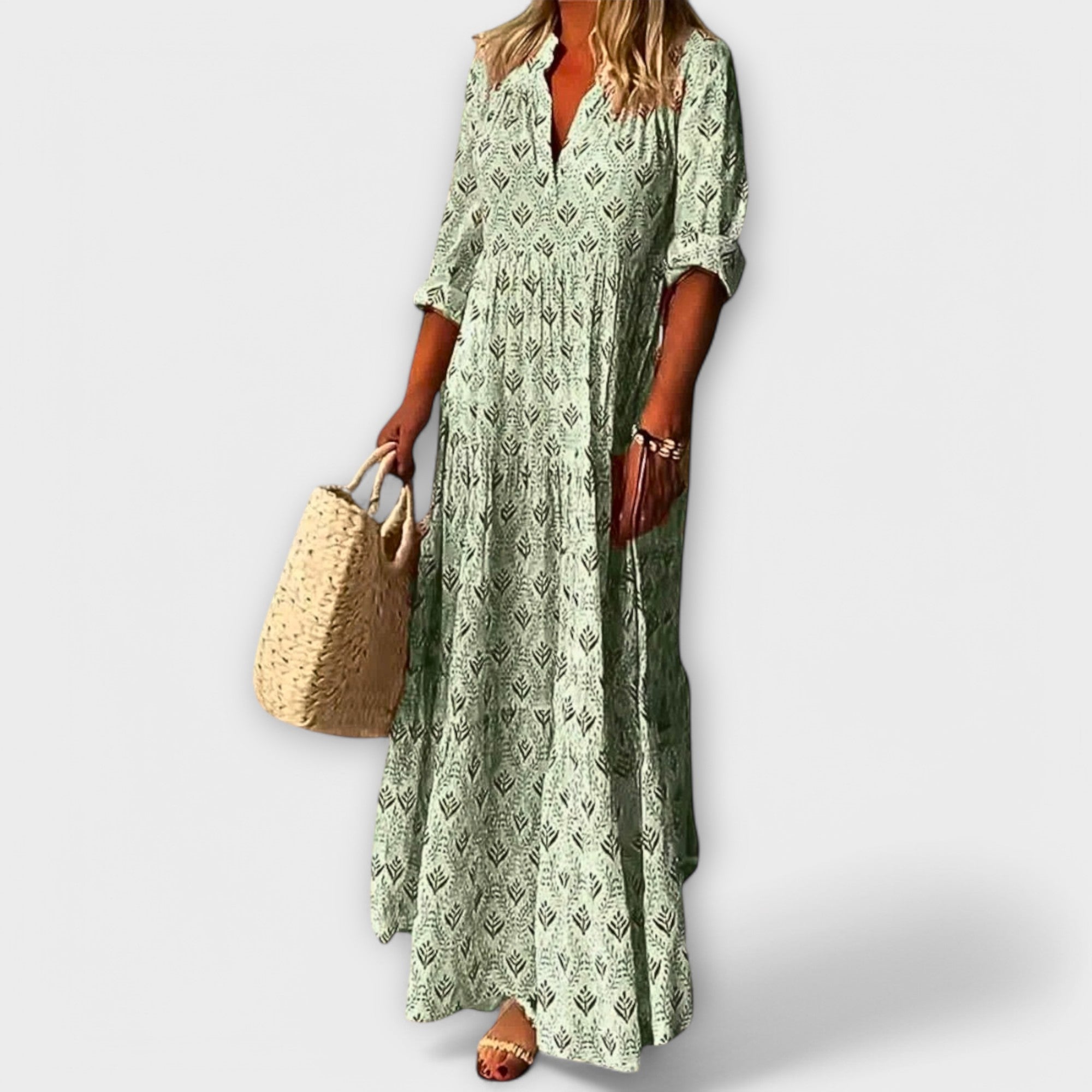 Simone | Maxi vestito primaverile elegante e comodo — 3