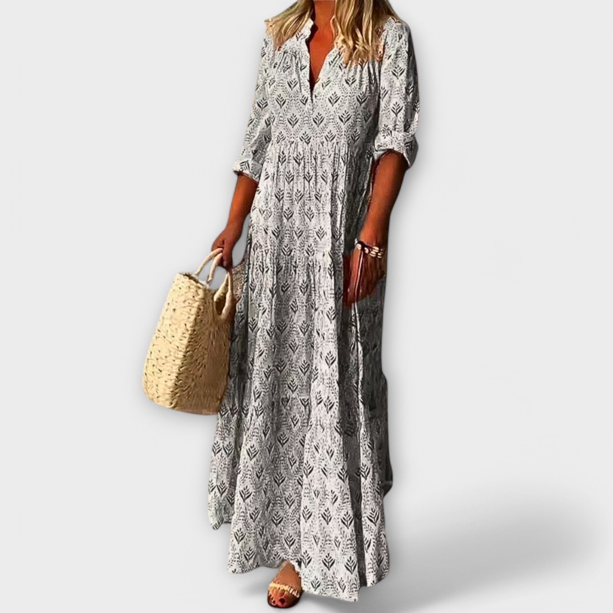 Simone | Maxi vestito primaverile elegante e comodo — 4