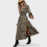 Marlene | Elegante abito con stampa leopardata — 1