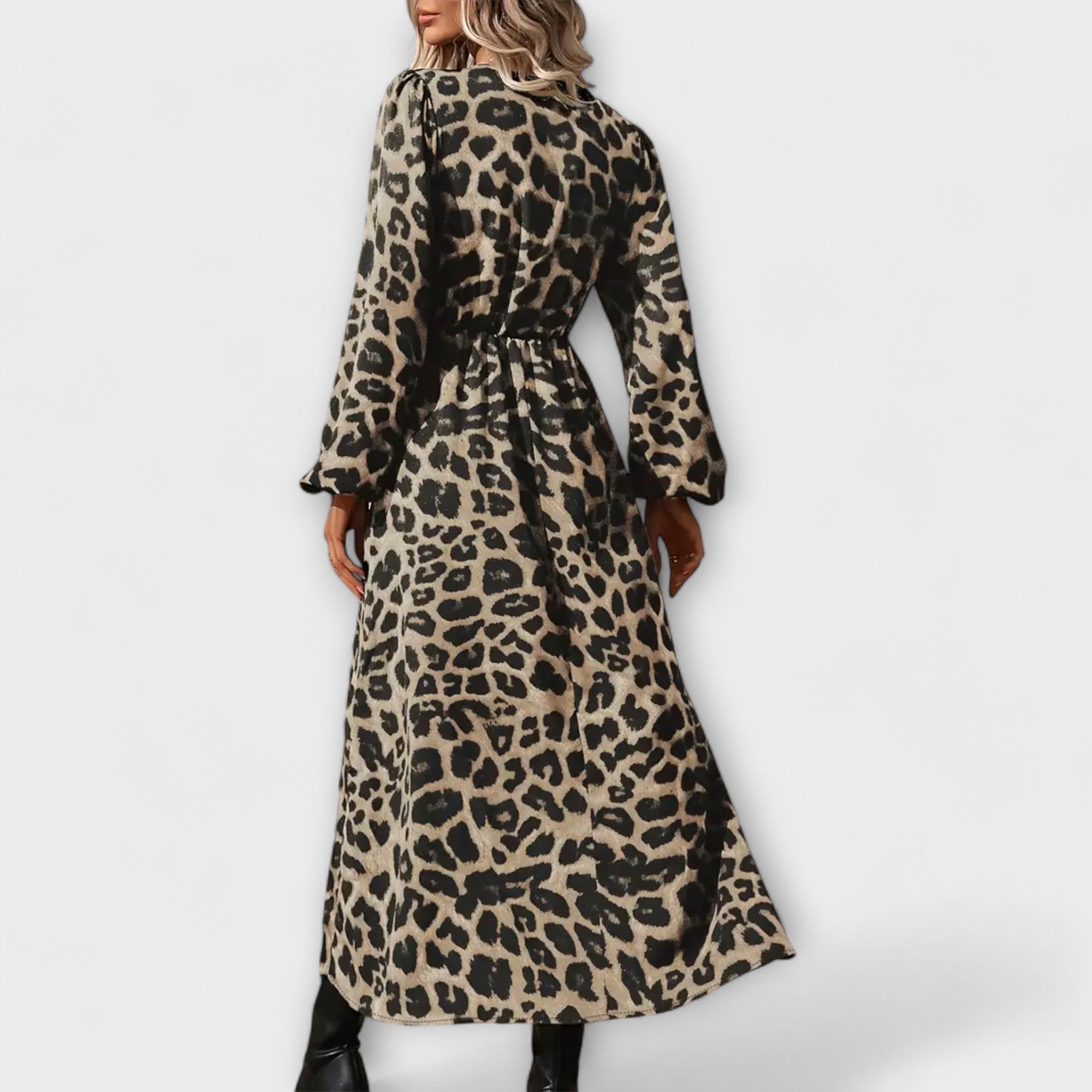 Marlene | Elegante abito con stampa leopardata — 4
