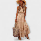 Sina | Abito lungo in pizzo boho — 2