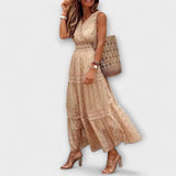 Sina | Abito lungo in pizzo boho — 3