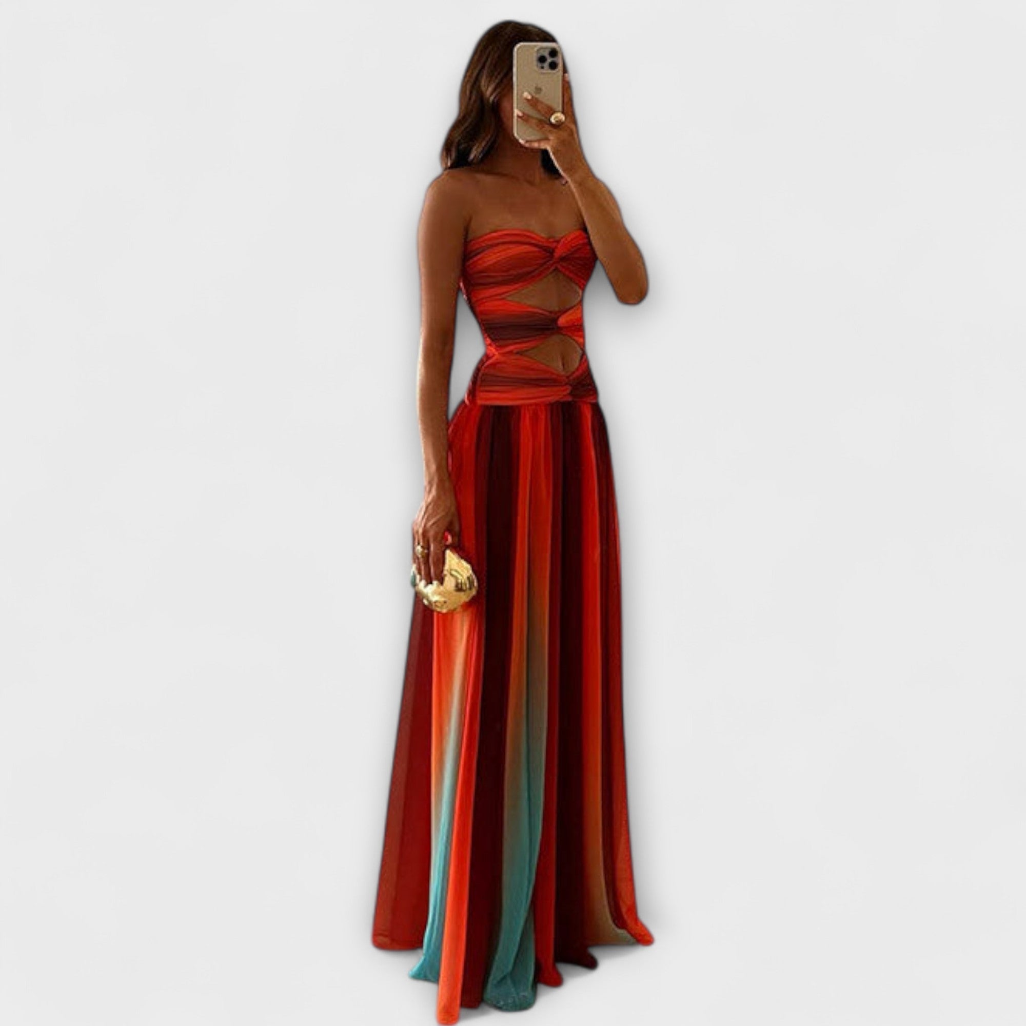 Maren | Abito lungo senza spalline — 4