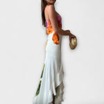 Nora | Elegante maxi abito patchwork — 3