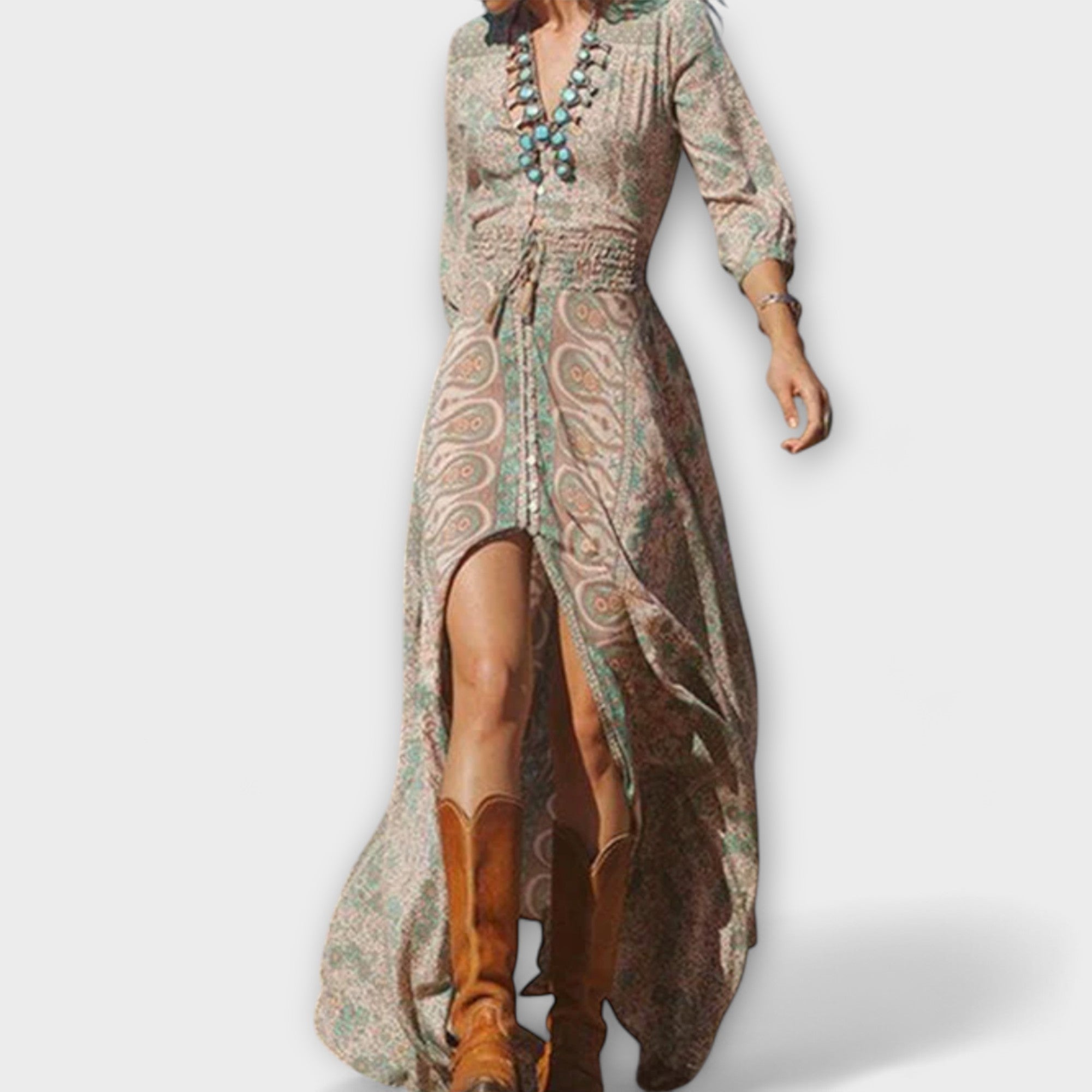 Merle | Maxi abito casual bohémien — 1
