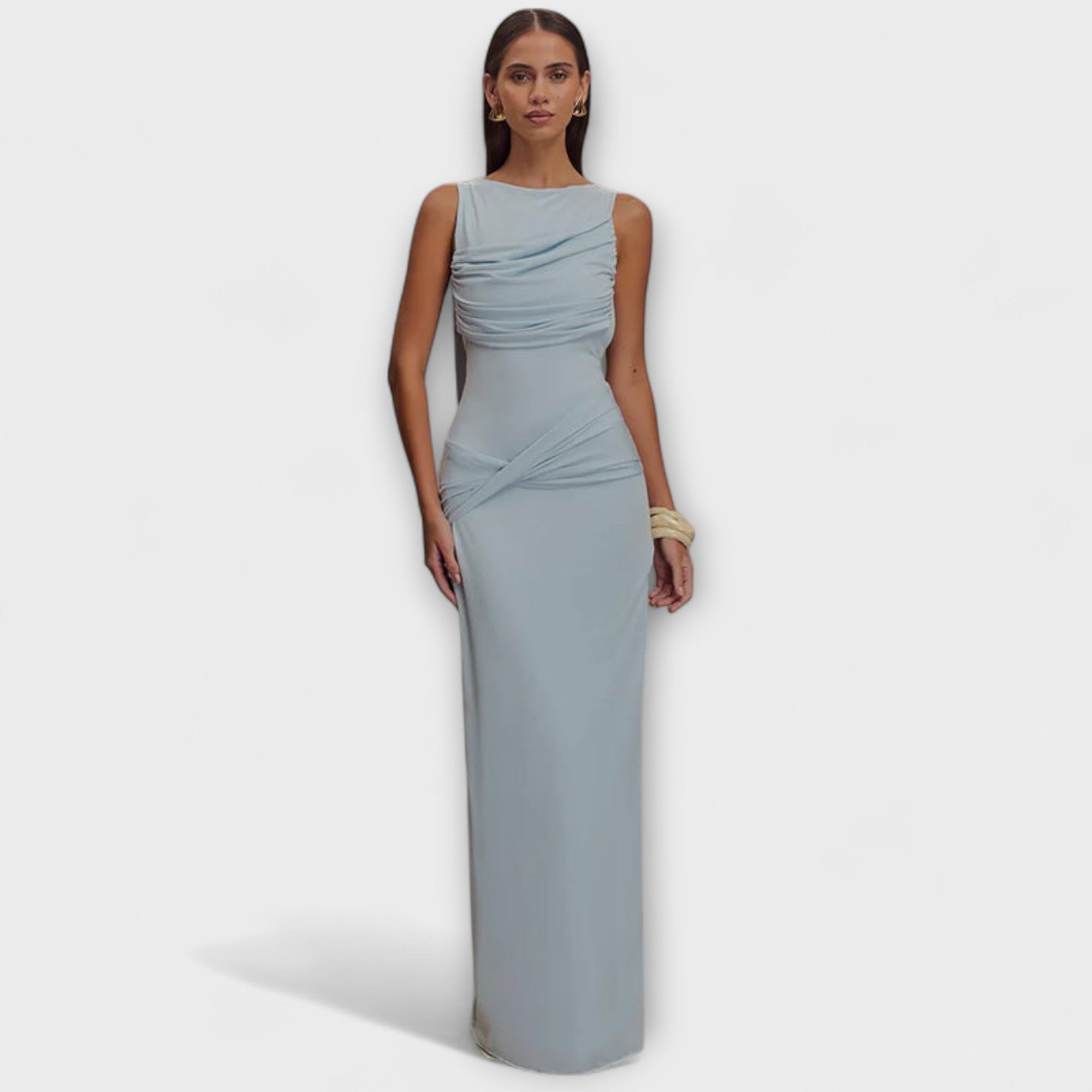 Ilse | Abito lungo ed elegante con spacco alto sulla gamba — 4
