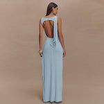 Ilse | Abito lungo ed elegante con spacco alto sulla gamba — 5