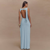 Ilse | Abito lungo ed elegante con spacco alto sulla gamba — 5