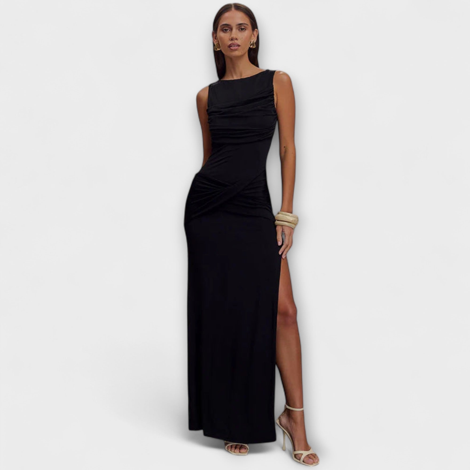 Ilse | Abito lungo ed elegante con spacco alto sulla gamba — 6