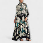 Judith | Maxi abito fluido con motivo floreale chic — 1