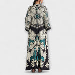 Judith | Maxi abito fluido con motivo floreale chic — 2