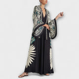 Judith | Maxi abito fluido con motivo floreale chic — 3