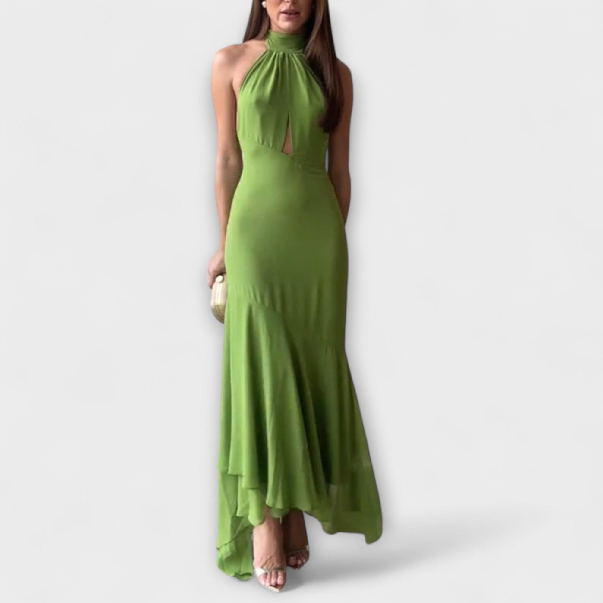 Lisa | Maxi abito asimmetrico chic — 1