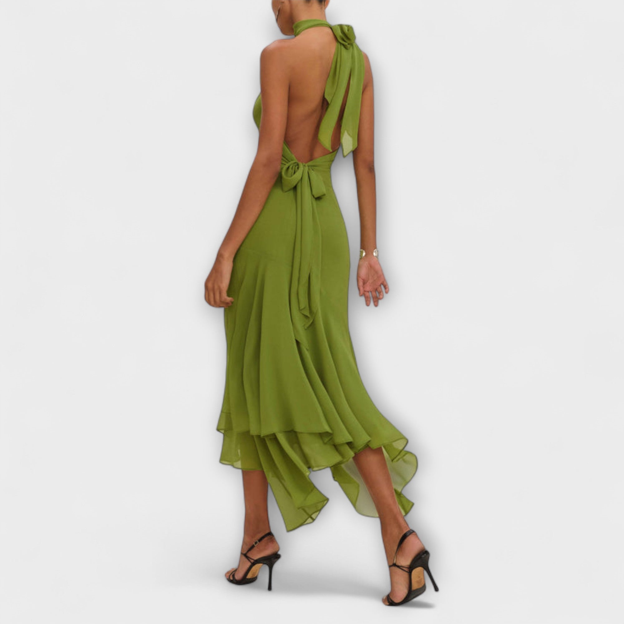 Lisa | Maxi abito asimmetrico chic — 4