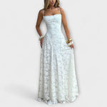 Mina | Elegante maxi abito jacquard — 1