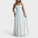 Mina | Elegante maxi abito jacquard — 1