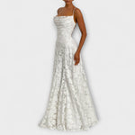 Mina | Elegante maxi abito jacquard — 3