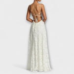 Mina | Elegante maxi abito jacquard — 4