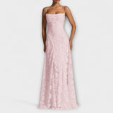 Mina | Elegante maxi abito jacquard — 5