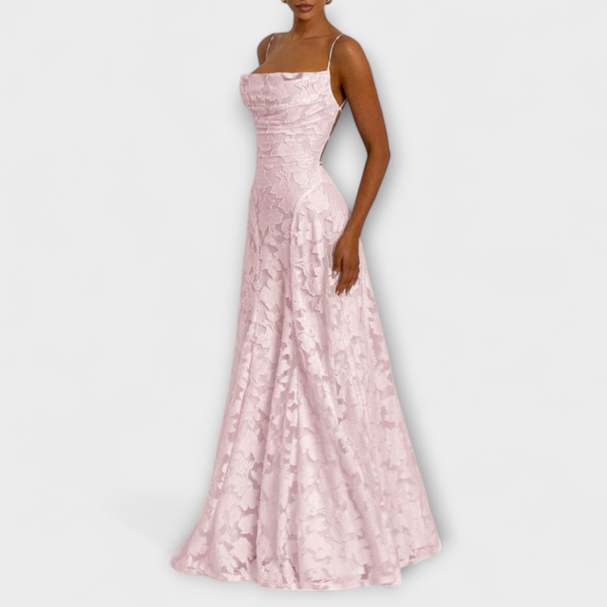 Mina | Elegante maxi abito jacquard — 6