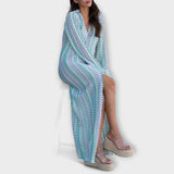 Ramona | Maxi abito con scollo a V dall'atmosfera vacanziera — 13