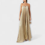 Selina | Maxi abito a cuore con motivo floreale arancione — 8