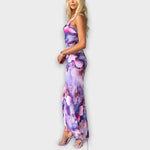Caroline | Abito maxi con volant su un lato — 3