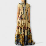 Edith | Abito plissettato con stampa animalier — 6